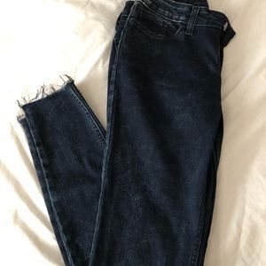 Dark denim wash jeans